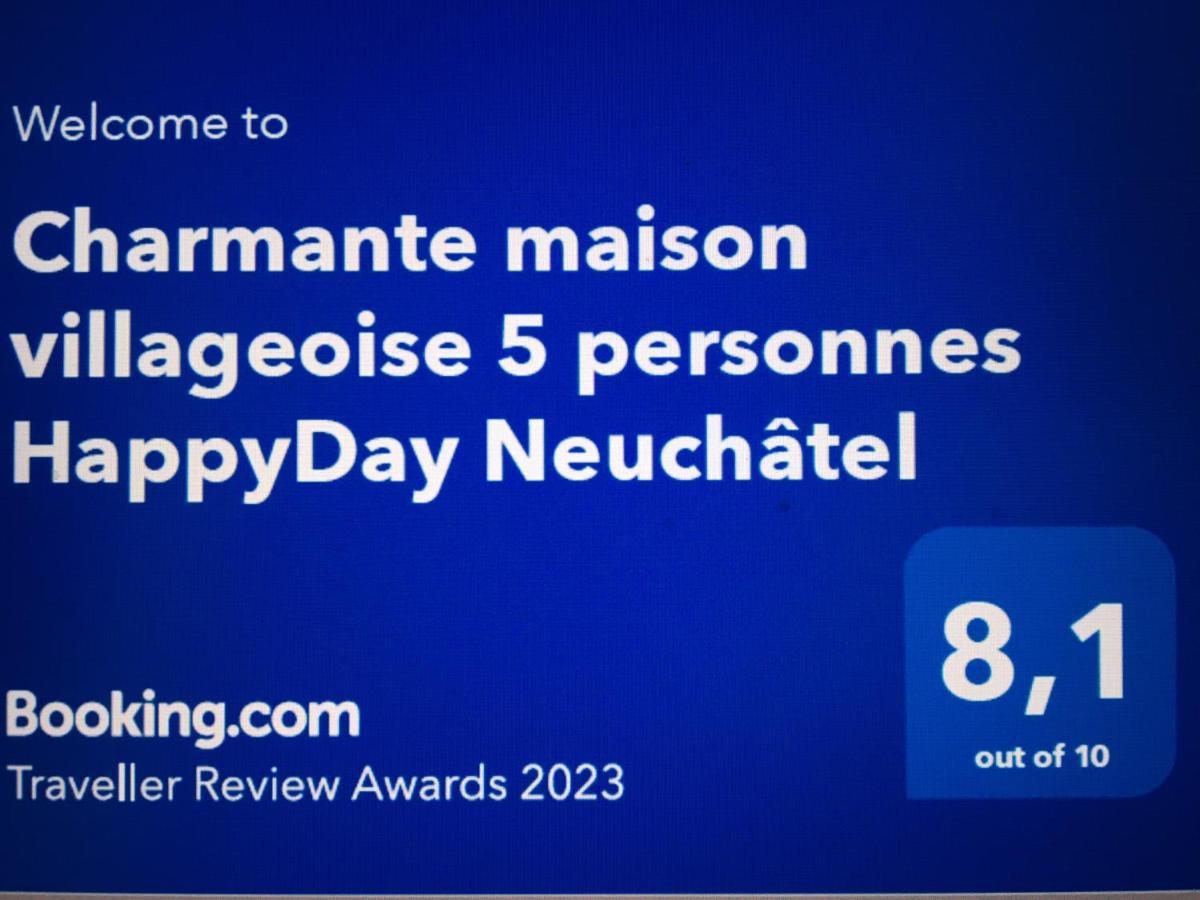 Charmante Maison Villageoise 5 Personnes Happyday Neuchatel Saint-Blaise Εξωτερικό φωτογραφία